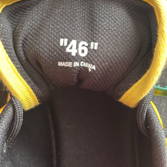 Vibrant Yellow and Red Sneakers - Picture 10 of 14